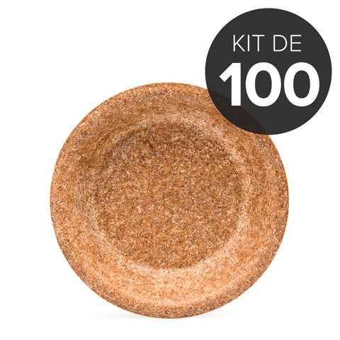 100 bols comestibles 20 cm