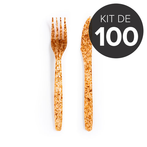 100 Sets de couverts