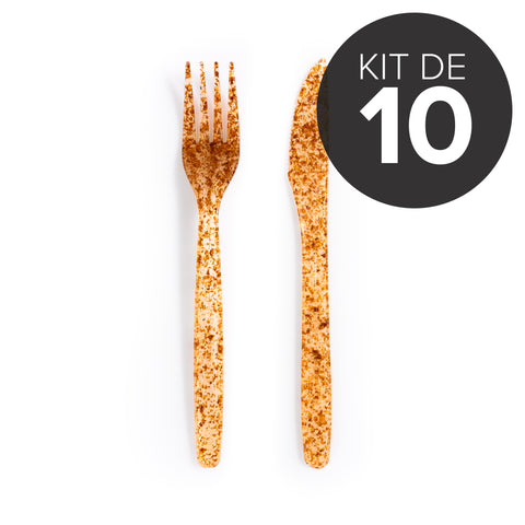 10 Sets de couverts