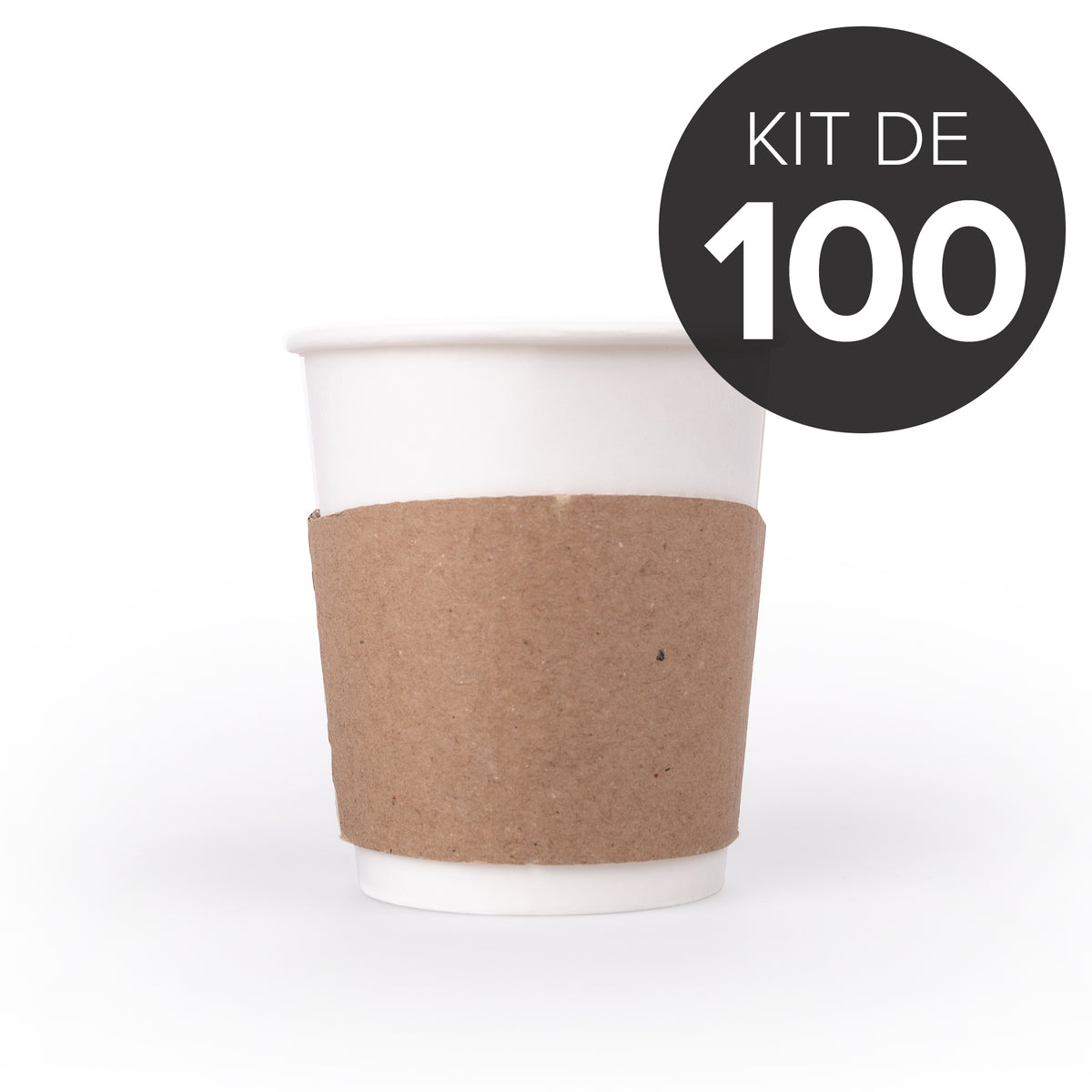 CEILIWEN Lot De 100 Gobelets En Carton Vert Sauge De 250 Ml